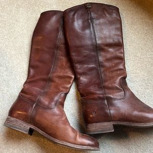 Frye boots.